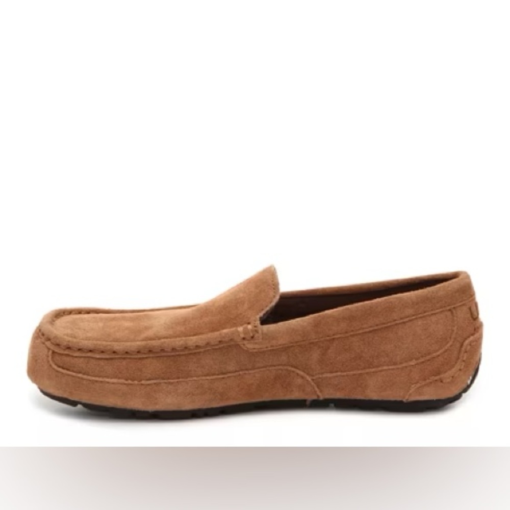 🆕 UGG men’s AdlerTan Suede Slip-Ons size 9 - Picture 2 of 11